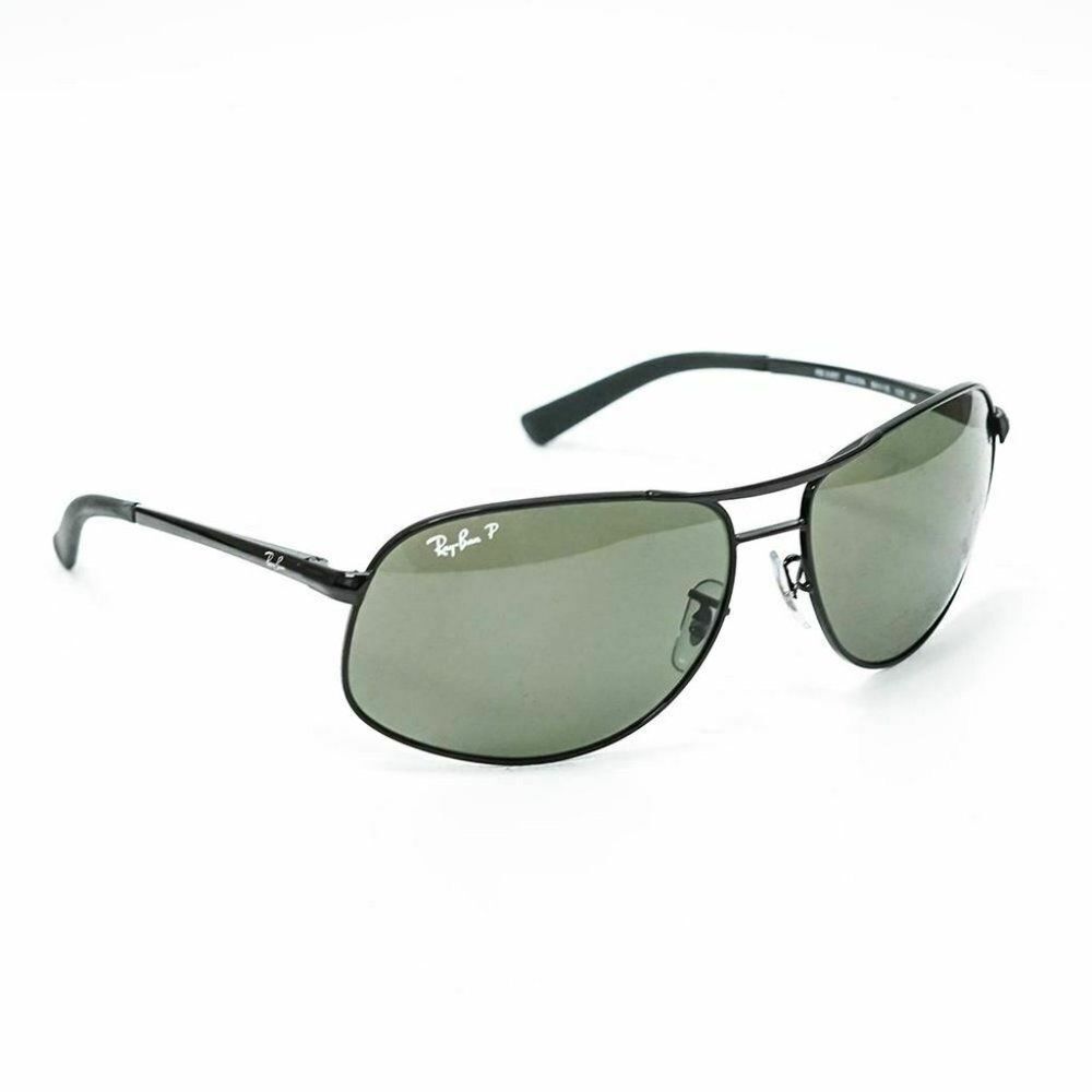 Ray-Ban Aviator Sunglasses W/Green Polarized Lens